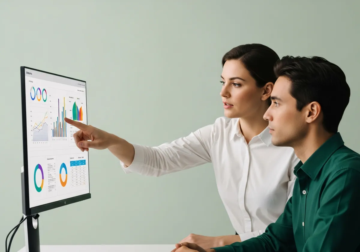 Startup tecnológica em reunião